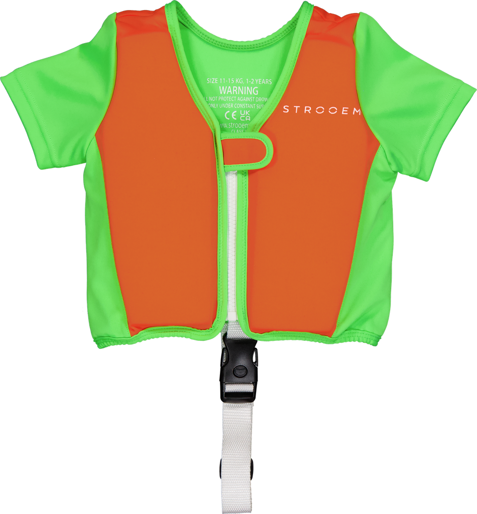Swim Vest Orange/Lime 1-2 years 11-15 kg