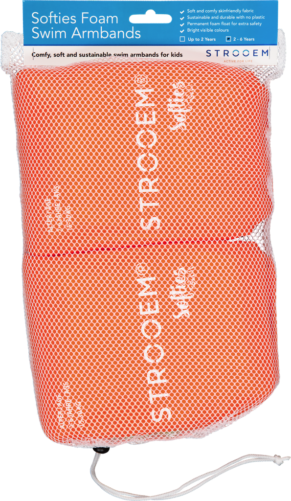 New sustainable Softies Foam Swim Armbands  , pink-orange                              Up to 2 years, 0-15 kg.
