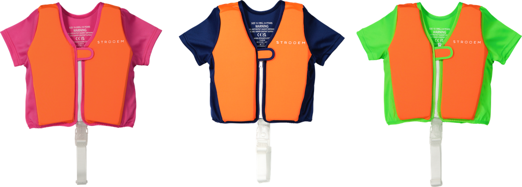 Swim Vest Orange/Navy 1-2 years 11-15 kg