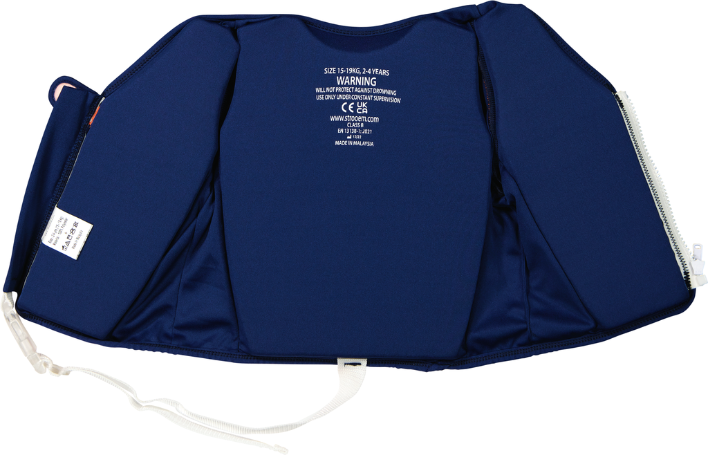 Swim Vest Orange/Navy 2-4 years 15-19 kg