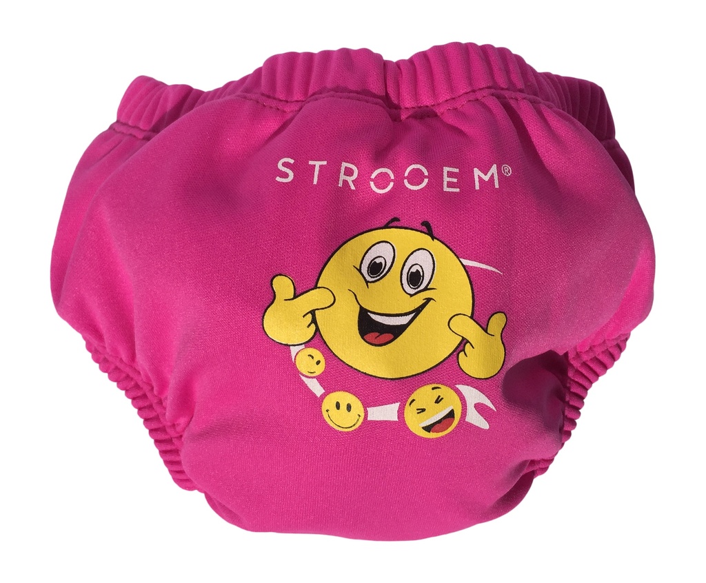 Nappy Racer Smiley Pink