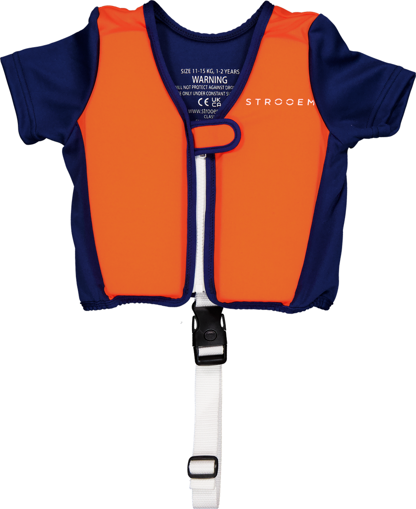 Swim Vest Orange/Navy 1-2 years 11-15 kg