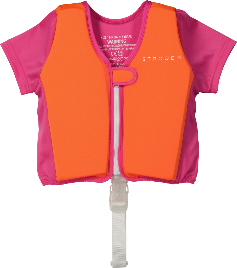 [200361] Swim Vest Orange/Pink 2-4 years, 15-19 kg