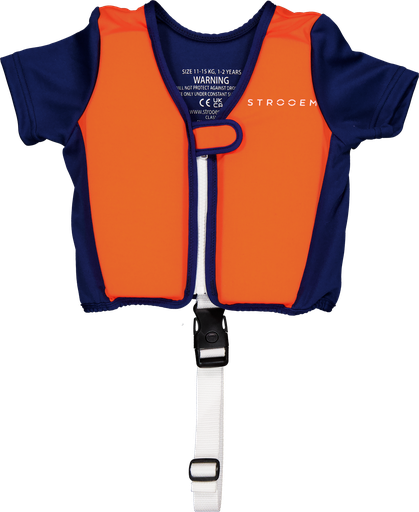 [200370] Swim Vest Orange/Navy 1-2 years 11-15 kg