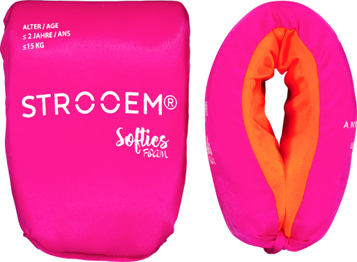 [200321-PO] Softies Foam Swim Armbands Pink/Orange.                               2-6 year, 15-30 kg.