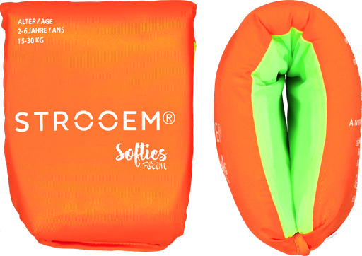 [200321-OL] Softies Foam Swim Armbands Orange-Lime                              2-6 year, 15-30 kg